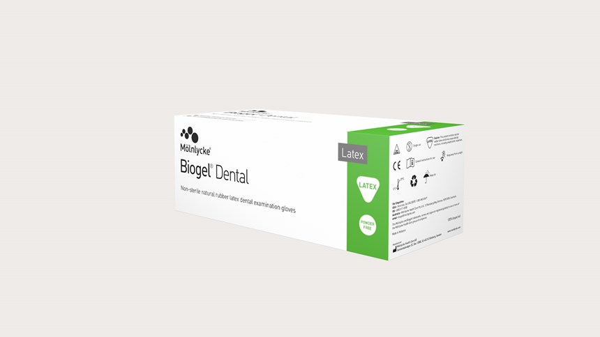 Confezione di guanti non sterili Biogel Dental per procedure odontoiatriche